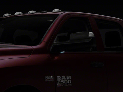 Raxiom Axial Series LED Mirror Puddle Lights; Smoked (11-18 RAM 3500)
