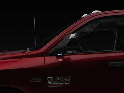 Raxiom Axial Series LED Mirror Puddle Lights; Smoked (11-18 RAM 3500)