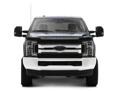 Raxiom Axial Series LED DRL Projector Headlights; Chrome Housing; Clear Lens (17-19 F-350 Super Duty w/ Factory Halogen Headlights)