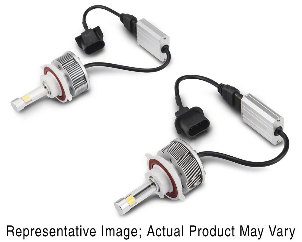 Raxiom Axial Series 6000K LED Headlight Bulbs; H13 (11-16 F-350 Super Duty; 17-19 F-350 Super Duty w/ Factory Halogen Headlights)