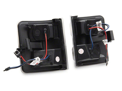 Raxiom Axial Series LED Sequential Switchback Side Mirror Marker Lamps; Clear (11-16 F-350 Super Duty)