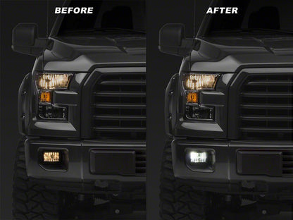 Raxiom Axial Series 1400 Lumen LED Fog Light Conversion Kit; H10 (99-25 F-150, Excluding 02-03 Harley Davidson)