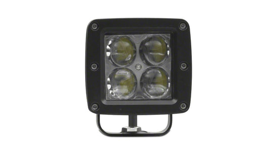 Raxiom Axial Series 3-Inch 4-LED Cube Light; Flood Beam (Universal; Some Adaptation May Be Required)