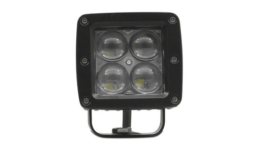 Raxiom Axial Series 3-Inch 4-LED Cube Light; Spot Beam (Universal; Some Adaptation May Be Required)