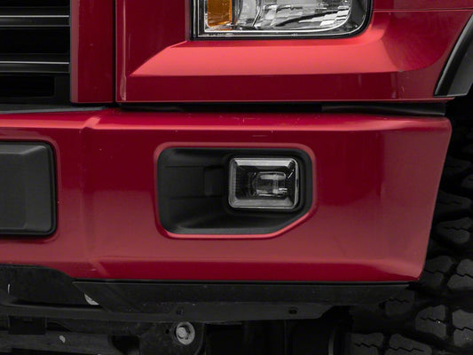 Raxiom Axial Series Dual Function LED Fog Lights; White/Yellow (15-20 F-150, Excluding Raptor)