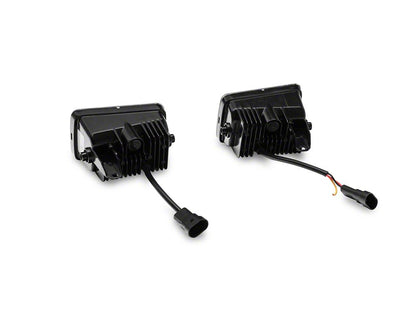Raxiom Axial Series Dual Function LED Fog Lights; White/Yellow (15-20 F-150, Excluding Raptor)