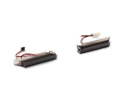 Raxiom Axial Series Side Mirror LED Turn Signal Lights; Smoked (04-14 F-150)