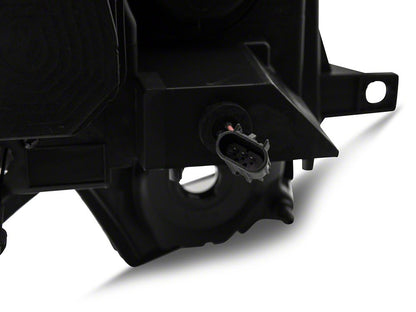 Raxiom Super White LED Halo Projector Headlights; Black Housing; Clear Lens (09-14 F-150 w/ Factory Halogen Headlights)