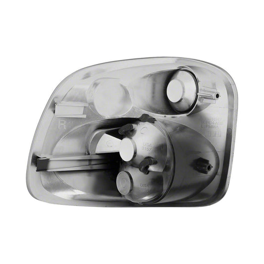 Raxiom Axial Series Version 2 Tail Lights; Black Housing; Clear Lens (01-03 F-150 Flareside)