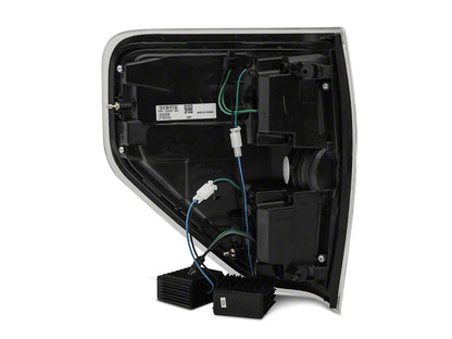 Raxiom G2 LED Tail Lights; Black Housing; Clear Lens (09-14 F-150 Styleside)
