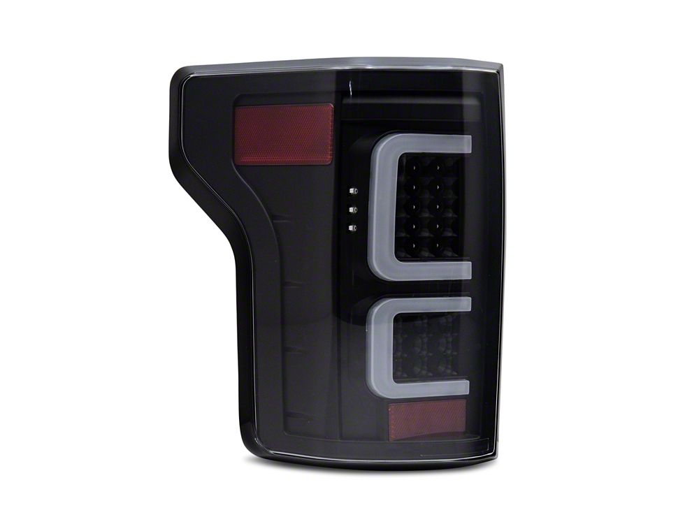 Raxiom G3 LED Tail Lights; Black Housing; Clear Lens (15-17 F-150 w/ Factory Halogen Non-BLIS Tail Lights)