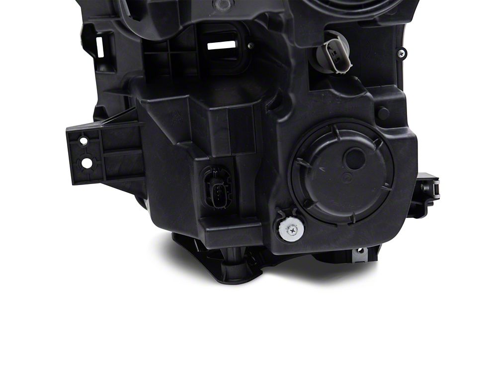 Raxiom G3 Projector Headlights with LED Accent; Black Housing; Clear Lens (15-17 F-150 w/ Factory Halogen Headlights)