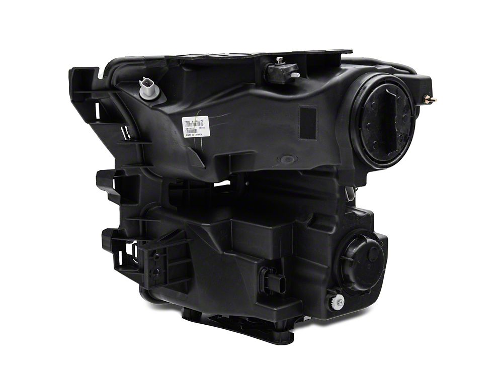 Raxiom G3 Projector Headlights with LED Accent; Black Housing; Clear Lens (15-17 F-150 w/ Factory Halogen Headlights)