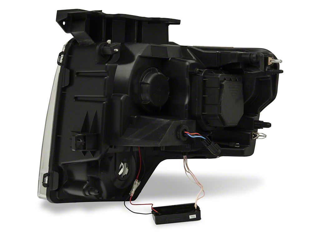 Raxiom G2 CCFL Halo Projector Headlights; Chrome Housing; Clear Lens (09-14 F-150 w/ Factory Halogen Headlights)