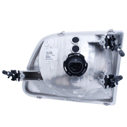 Raxiom G2 Euro Headlights; Chrome Housing; Clear Lens (97-03 F-150)