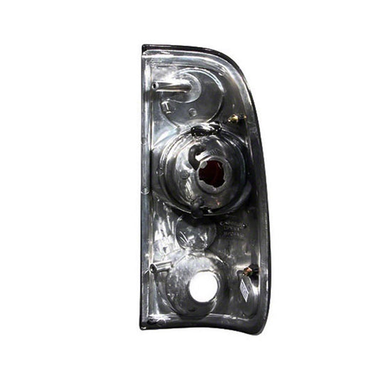 Raxiom Axial Series Version 2 Tail Lights; Chrome Housing; Red/Clear Lens (97-03 F-150 Styleside)