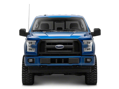 Raxiom Projector Headlights with LED Accent; Chrome Housing; Clear Lens (15-17 F-150 w/ Factory Halogen Headlights)