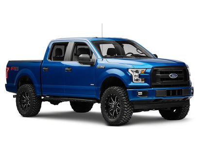 Raxiom Projector Headlights with LED Accent; Chrome Housing; Clear Lens (15-17 F-150 w/ Factory Halogen Headlights)