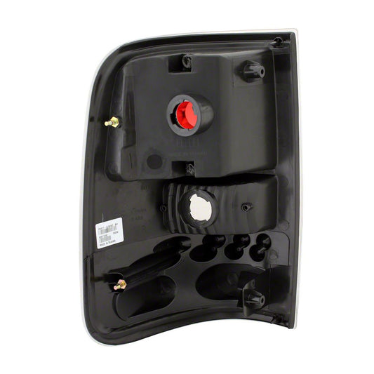 Raxiom Axial Series Euro Style Tail Lights; Chrome Housing; Clear Lens (04-08 F-150 Styleside)