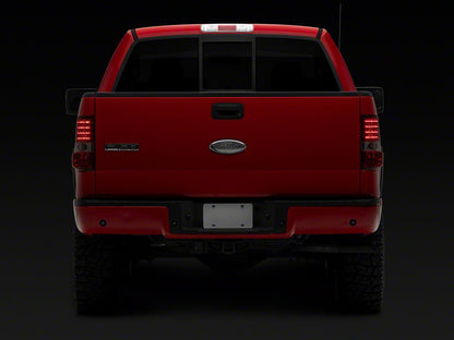 Raxiom LED Tail Lights; Chrome Housing; Red/Clear Lens (04-08 F-150 Styleside)