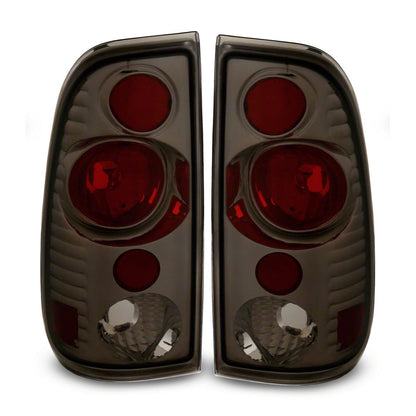 Raxiom Axial Series Version 2 Tail Lights; Black Housing; Smoked Lens (97-03 F-150 Styleside)