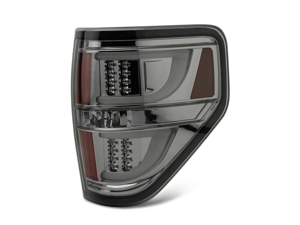 Raxiom G2 LED Tail Lights; Chrome Housing; Smoked Lens (09-14 F-150 Styleside)