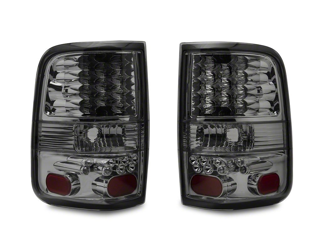 Raxiom LED Tail Lights; Chrome Housing; Smoked Lens (04-08 F-150 Styleside)