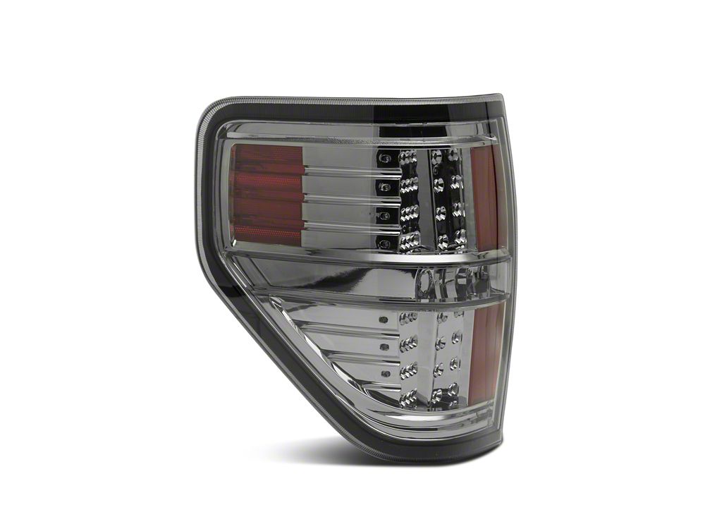 Raxiom LED Tail Lights; Black Housing; Smoked Lens (09-14 F-150 Styleside)