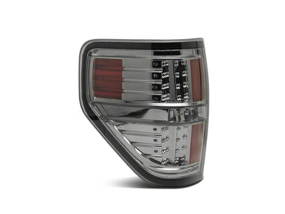 Raxiom LED Tail Lights; Black Housing; Smoked Lens (09-14 F-150 Styleside)