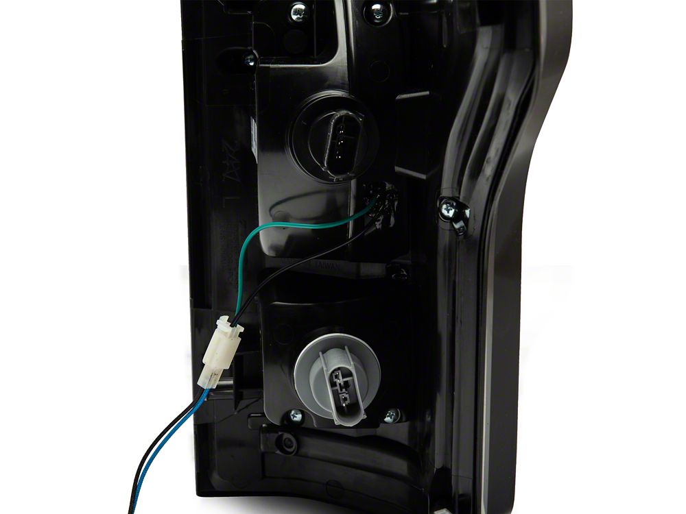 Raxiom LED Tail Lights; Black Housing; Smoked Lens (15-17 F-150 w/ Factory Halogen Non-BLIS Tail Lights)