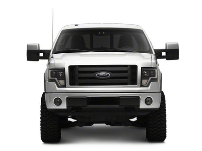 Raxiom G4 Projector Headlights; Black Housing; Clear Lens (09-14 F-150 w/ Factory Halogen Headlights)