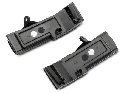 Raxiom Axial Series Sequential LED Side Mirror Marker Lights; Smoked (15-18 F-150)