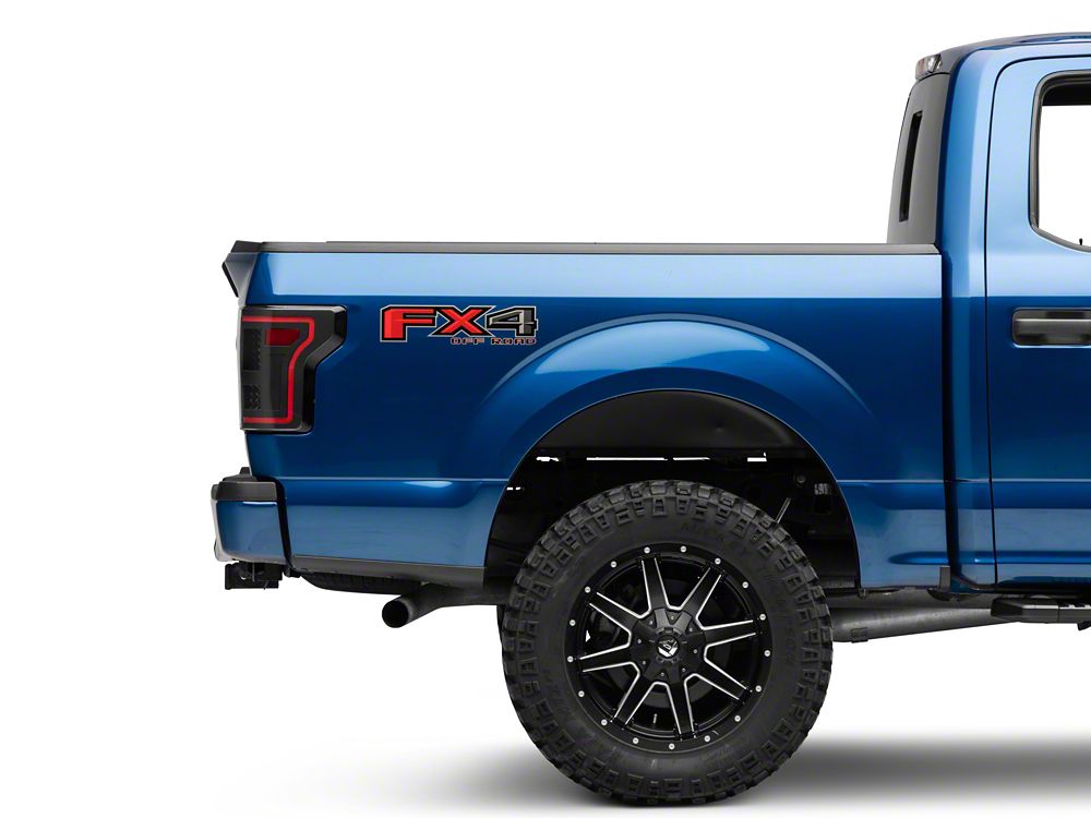 Raxiom LED Tail Lights with Sequential Turn Signals; Black Housing; Clear Lens (15-17 F-150 w/ Factory Halogen Non-BLIS Tail Lights)