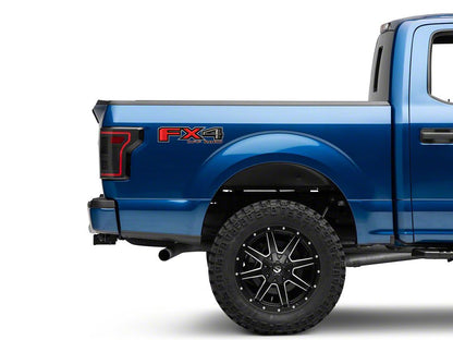 Raxiom LED Tail Lights with Sequential Turn Signals; Black Housing; Clear Lens (15-17 F-150 w/ Factory Halogen Non-BLIS Tail Lights)