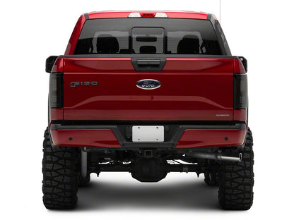 Raxiom LED Tail Lights with Sequential Turn Signals; Black Housing; Smoked Lens (15-17 F-150 w/ Factory Halogen Non-BLIS Tail Lights)