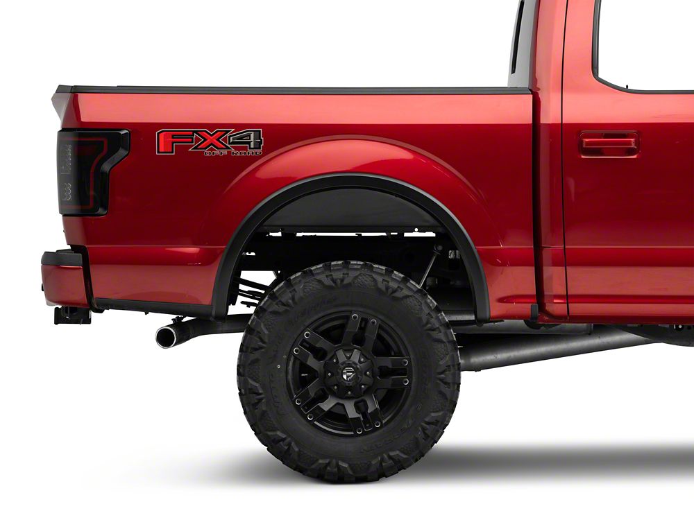 Raxiom LED Tail Lights with Sequential Turn Signals; Black Housing; Smoked Lens (15-17 F-150 w/ Factory Halogen Non-BLIS Tail Lights)