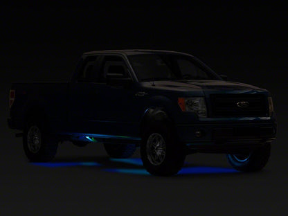 Raxiom Axial Series Multi-Color Underbody Rock Light Kit with Bluetooth Remote (Universal; Some Adaptation May Be Required)