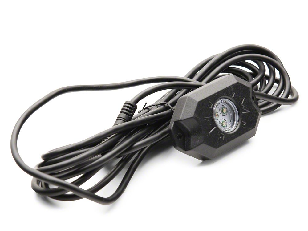 Raxiom Axial Series Multi-Color Underbody Rock Light Kit with Bluetooth Remote (Universal; Some Adaptation May Be Required)