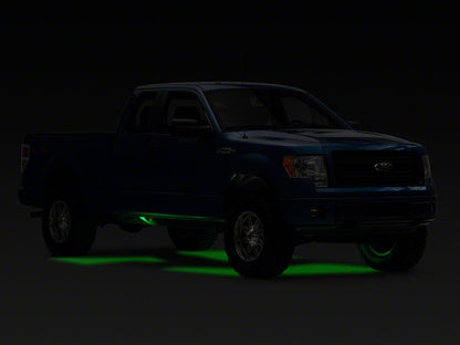 Raxiom Axial Series Multi-Color Underbody Rock Light Kit with Bluetooth Remote (Universal; Some Adaptation May Be Required)