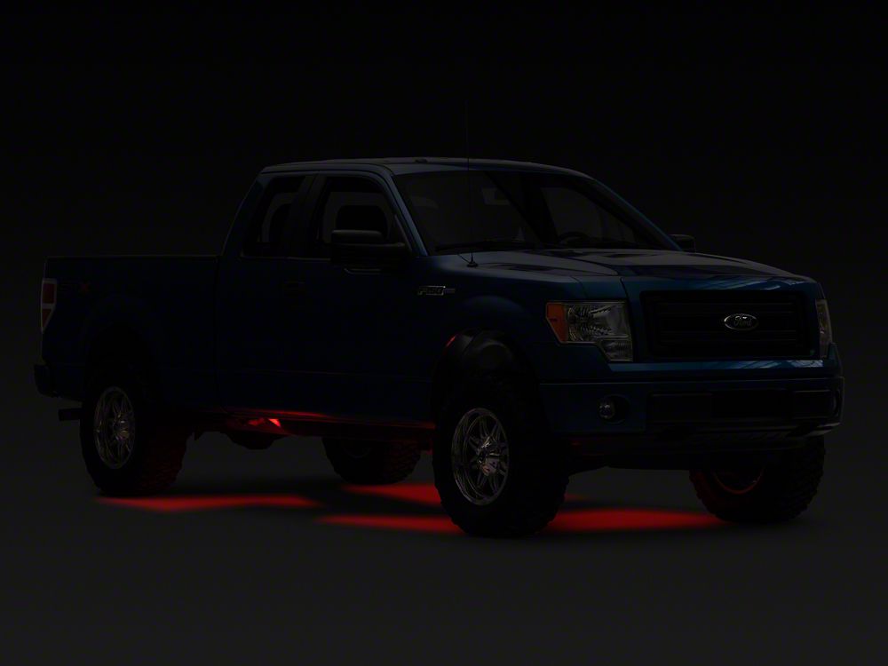 Raxiom Axial Series Multi-Color Underbody Rock Light Kit with Bluetooth Remote (Universal; Some Adaptation May Be Required)