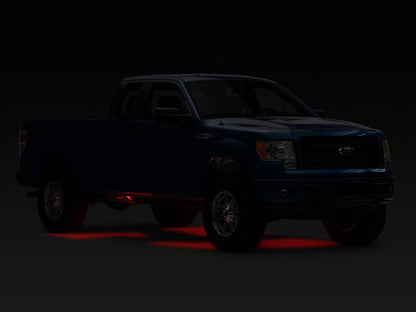 Raxiom Axial Series Multi-Color Underbody Rock Light Kit with Bluetooth Remote (Universal; Some Adaptation May Be Required)