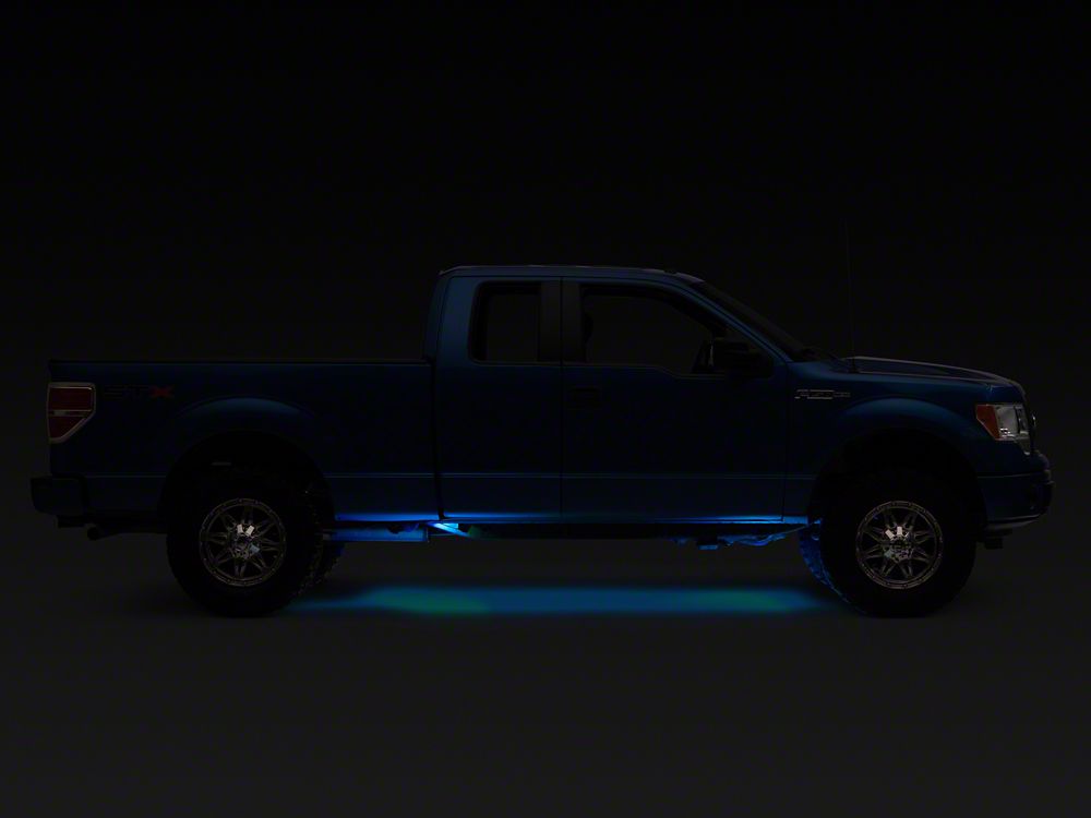 Raxiom Axial Series Multi-Color Underbody Rock Light Kit with Bluetooth Remote (Universal; Some Adaptation May Be Required)