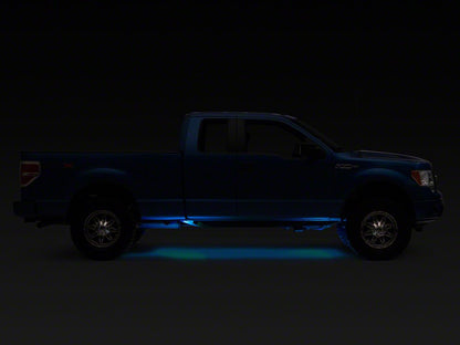 Raxiom Axial Series Multi-Color Underbody Rock Light Kit with Bluetooth Remote (Universal; Some Adaptation May Be Required)