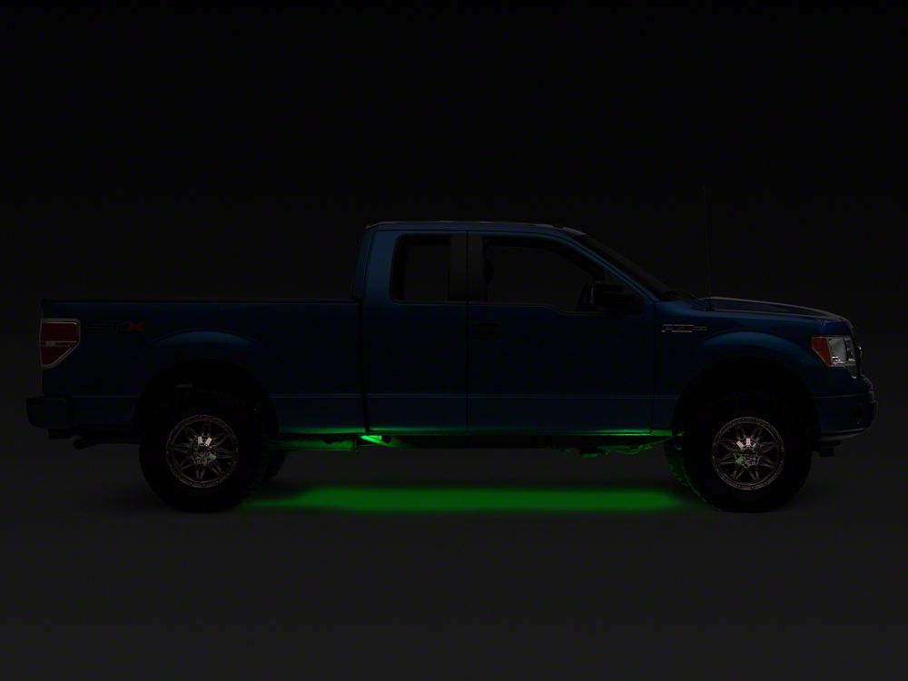 Raxiom Axial Series Multi-Color Underbody Rock Light Kit with Bluetooth Remote (Universal; Some Adaptation May Be Required)