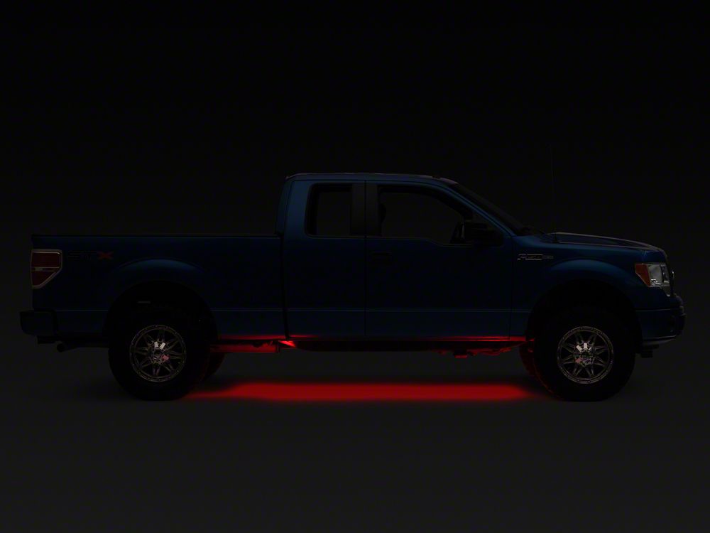 Raxiom Axial Series Multi-Color Underbody Rock Light Kit with Bluetooth Remote (Universal; Some Adaptation May Be Required)