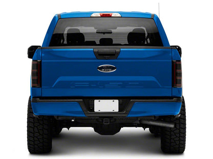 Raxiom Axial Series LED Tail Lights with Sequential Turn Signals; Black Housing; Clear Lens (18-20 F-150 w/ Factory Halogen Non-BLIS Tail Lights)