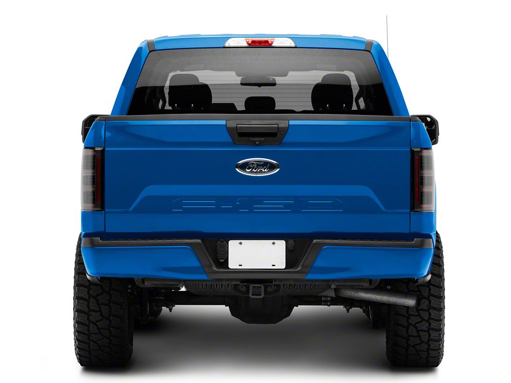 Raxiom LED Tail Lights; Black Housing; Clear Lens (18-20 F-150 w/ Factory Halogen Non-BLIS Tail Lights)