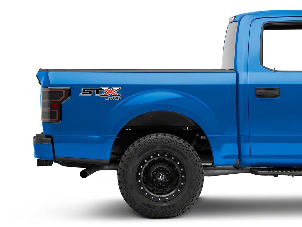 Raxiom LED Tail Lights; Black Housing; Clear Lens (18-20 F-150 w/ Factory Halogen Non-BLIS Tail Lights)