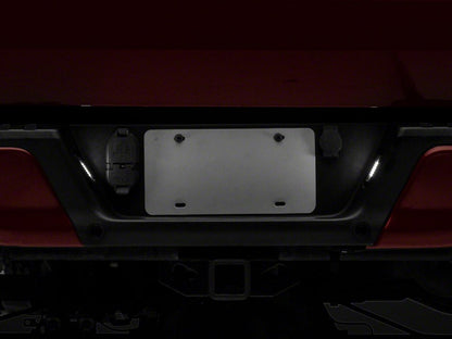 Raxiom Axial Series LED License Plate Lamps; Smoked (15-23 F-150)