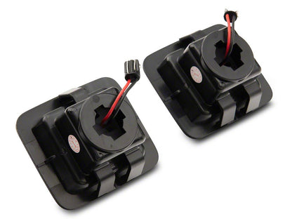 Raxiom Axial Series LED License Plate Lamps; Smoked (15-23 F-150)